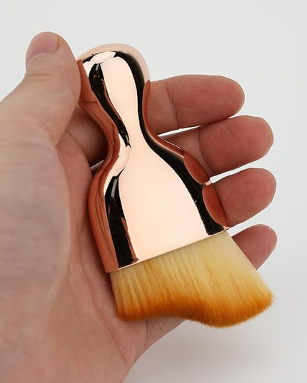Car Detailing Brush, Soft Bristle Cleaning Brush, Scratch-Free Auto Duster Tool for Dashboard, Air Vents, Leather & Interior Cleaning (Rose Gold)