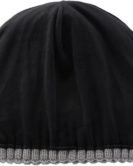 Connectyle Fleece Lined Cuffed Beanie Hat for Men Women Knitted Winter Wool Beanies Skull Cap Warm Watch Hat