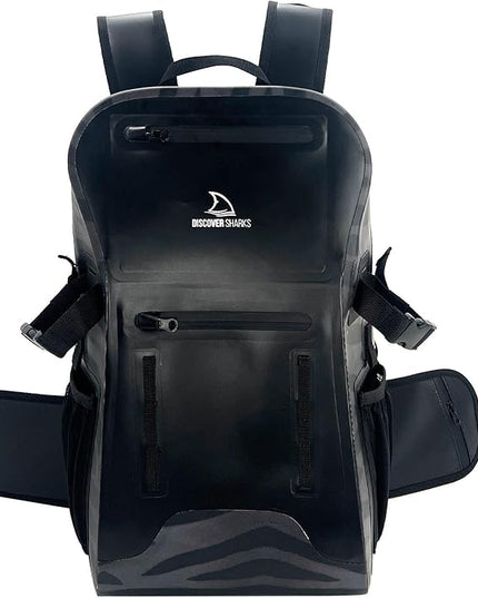 Eco-Friendly Dry Backpack Dry Bag with removable waist strap. Comfortable, extremely durable, and 30L size.