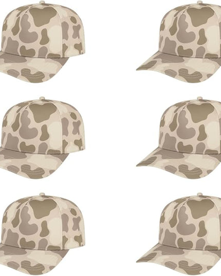 The Hat Pros Cap America i2026 Mid Profile 5-Panel Daybreak Camo Cap w/Quick-Dry Sweatband & Adjustable Snapback