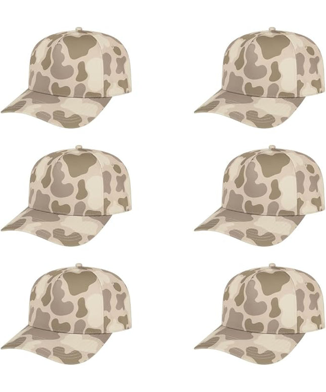 The Hat Pros Cap America i2026 Mid Profile 5-Panel Daybreak Camo Cap w/Quick-Dry Sweatband & Adjustable Snapback