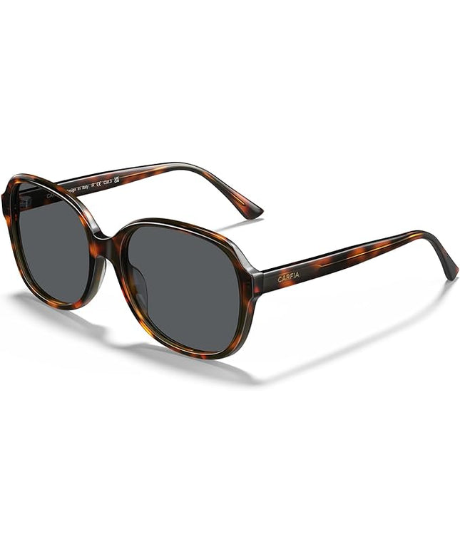 CARFIA Acetate Oversized Square Polarized Sunglasses for Women UV Protection Retro Trendy Big Shades