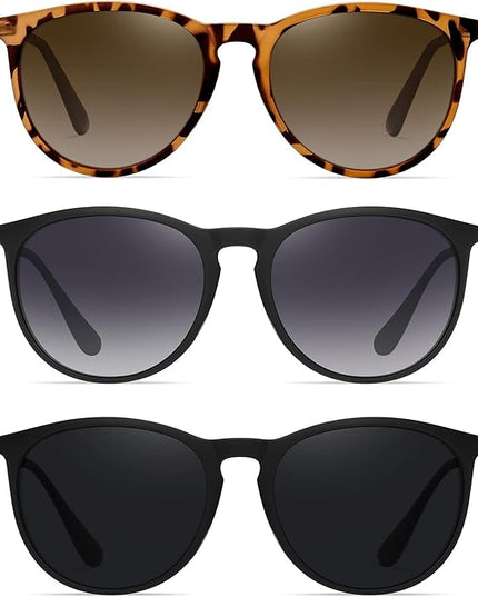 WOWSUN Retro Polarized Sunglasses Womens 2026 Trendy Round Classic Glasses