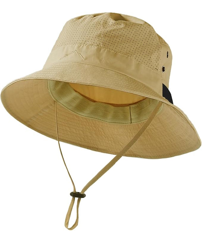 Cooling Sun Bucket Hat for Men Women Fishing Beach Safari Hats for Golf Hiking Hunting Outdoor UPF 50+
