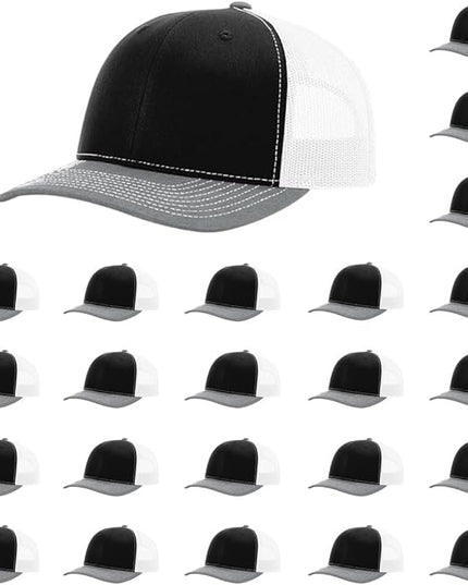 Richardson 112 Classic Six-Panel Adjustable Snapback Trucker Cap | Bulk Packs Available