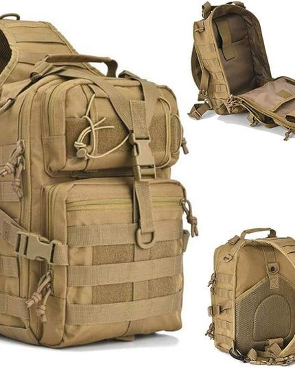 HAOMUK Tactical Sling Bag Pack Military Rover Shoulder Sling Backpack EDC Molle Assault Range Bag