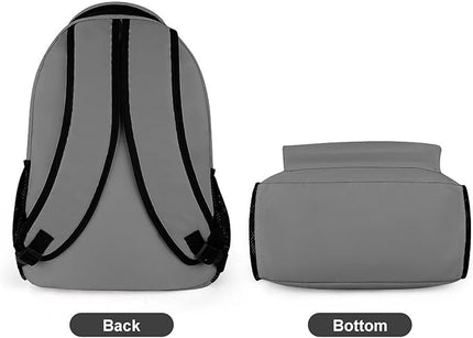 Fashion Dove Gray Backpack Lightweight Large Capacity Laptop Daybag for Travel Work