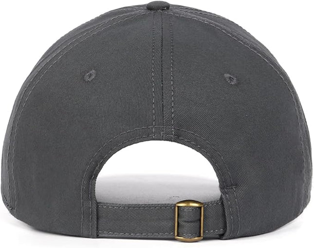 Zylioo XL XXL Oversize Baseball Cap, 100% Cotton Adjustable Dad Hat for Big Heads 23.5"-25.5", Soft Crown Large Size Cap
