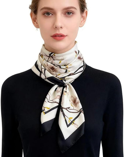 Headscarf Large Square Scarf 35" Fashion Scarves Silk Feeling Hair Wrapping Scarfs Hairscarf BA16