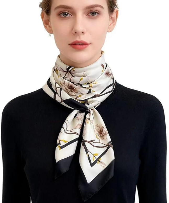 Headscarf Large Square Scarf 35" Fashion Scarves Silk Feeling Hair Wrapping Scarfs Hairscarf BA16