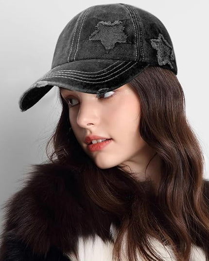 YeeHeen Ponytail Baseball Cap for Women High Messy Bun Caps Washed Cotton Hats
