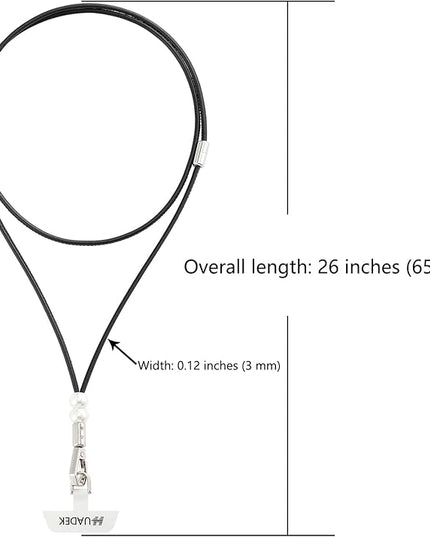 cell phone lanyard Detachable Phone Chain Strap Leather 2-in-1 anti theft phone strap
