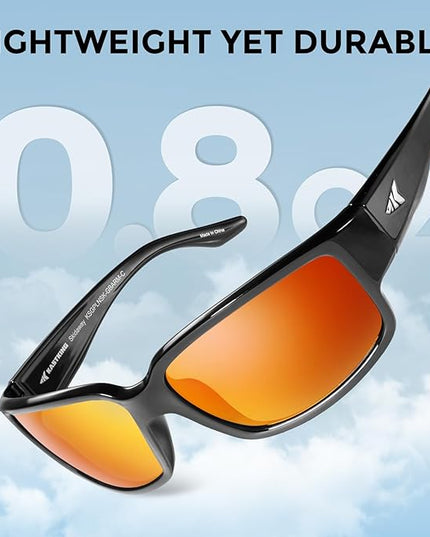 KastKing Skidaway Polarized Sport Sunglasses for Men and Women,Ideal for Driving Fishing Cycling and Running,UV Protection