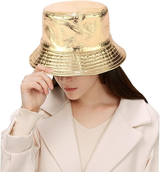 Malaxlx Unisex Bucket Hat Beach Sun Hat Aesthetic Fishing Hat for Men Women Teens, Reversible Double-Side-Wear