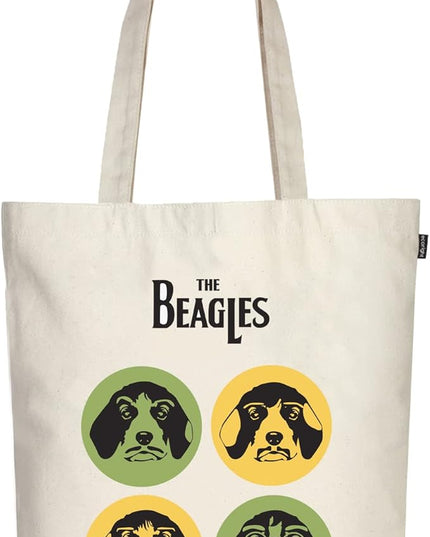 Ecoright Tote Bag for Women with Zipper, Small Tote Bag, Canvas Bag, Reusable Cotton Bag for Beach, Grocery, School & Work