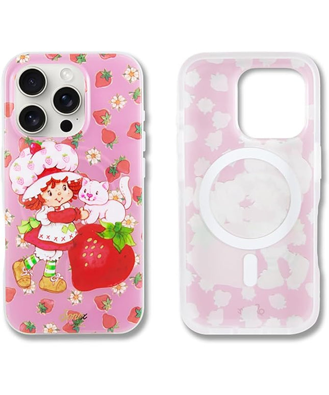 Sonix Phone Case for iPhone 16 Pro | Compatible with Magsafe | 10ft Drop Tested | Strawberry Shortcake Vintage