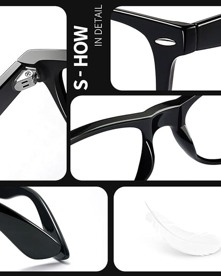Joopin Square Sunglasses Polarized UV Protection Trendy Designer Sun Glasses Men Women