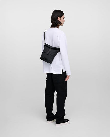 Sandqvist Men's Icon Sacoche Bag, Black, One Size