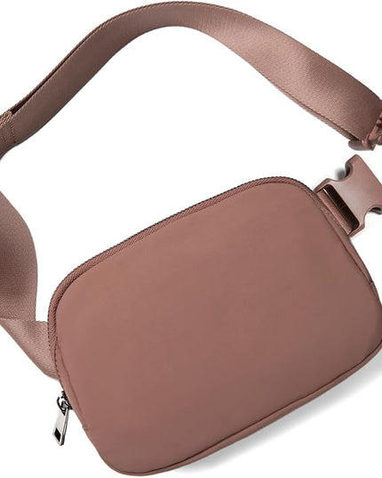 Belt Bag for Women Fanny Pack Crossbody Bags for Women Fashion Waist Packs with Adjustable Strap Gifts for Women Men (Brown)