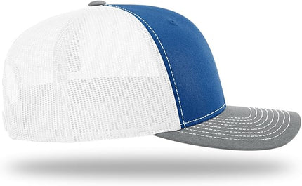 Richardson 112 Trucker Hat - Premium Adjustable Snapback Hat - Structured Six Panel Richardson Blank Caps