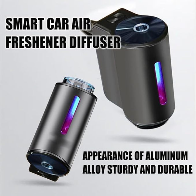 Smart Car Air Freshener, Aromatizante Para Carro, Smart Car Air Freshener Diffuser with Three Adjustable Intensity Levels (3Pcs Lady's perfume + Diffuser)