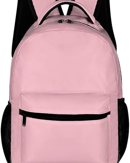 Fashion Pink Backpack Lightweight Large Capacity Laptop Daybag for Travel Work