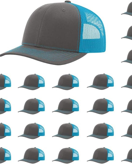 Richardson 112 Classic Six-Panel Adjustable Snapback Trucker Cap | Bulk Packs Available