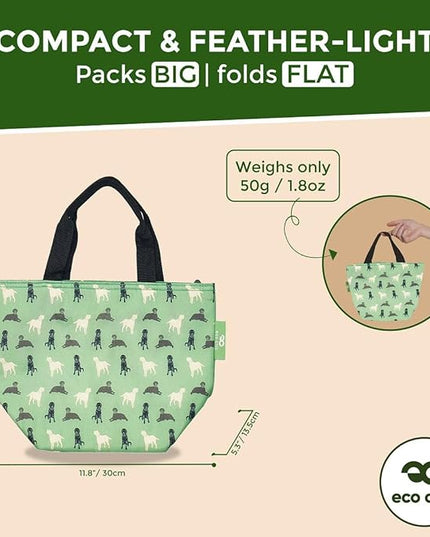 ECO CHIC Insulated Lunch Bag - Waterproof, Reusable Office Lunch Tote Bag for Women & Men - Durable Cooler in Cute Colorful Designs - Ideal for daily lunching