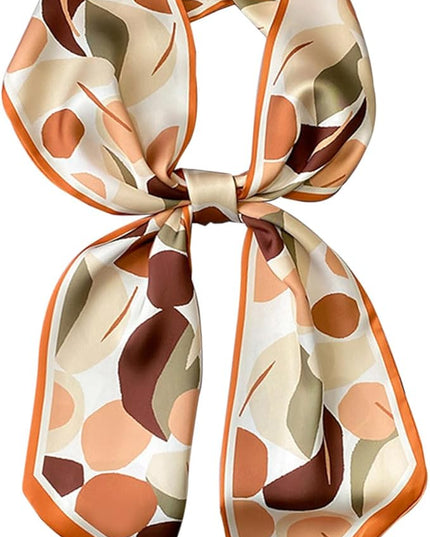 Dailyacc Hair Scarf for Women Fashion Silky Satin Headscarf Wrap Breathable Lightweight Neck Scarves For Handbag