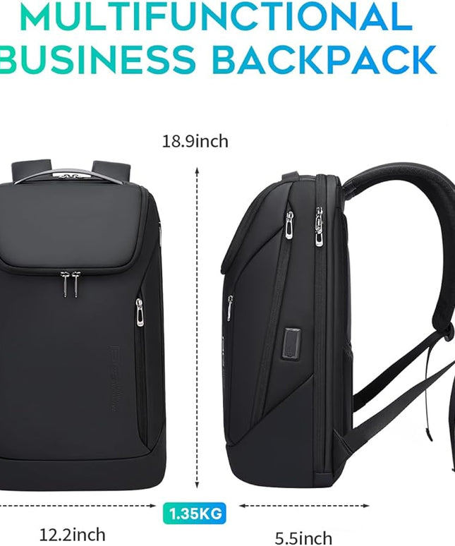 FUTURE AESTHETIC Business Smart Backpack Waterproof fit 15.6 Inch Laptop Backpack with USB Charging Port,Travel Durable Backpack