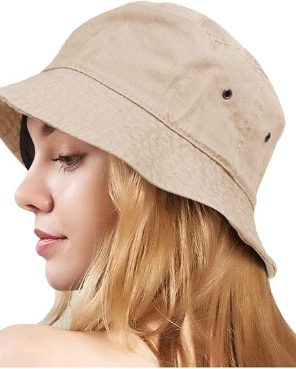 Unisex Bucket Small Brim Summer Beach UV Protective Packable Travel Hat