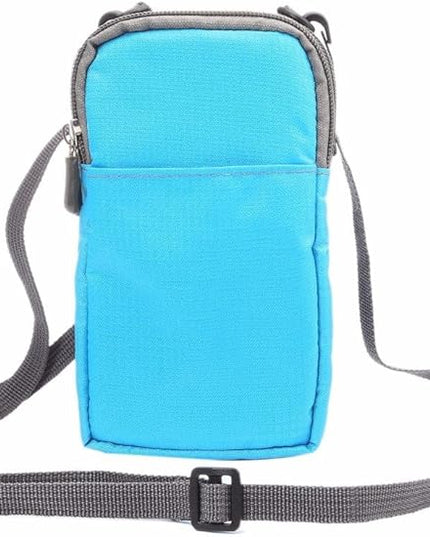 Universal Crossbody Cell Phone Purse Waist Pack Bag for Outdoor Sports Moblie Phone Carrying Cases Shoulder Belt Bag Pouch for iPhone 7 6/6S Plus Samsung Galaxy Phones Under 6.0'' from WaitingU