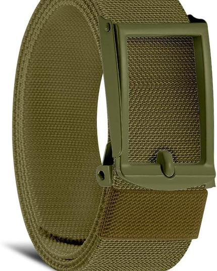 DOOPAI Stretch Canvas Belt for Men, Adjustable Elastic Holeless Web Belt for Casual, Golf, and Work, with Bottle Opener
