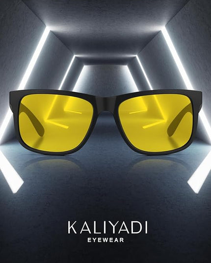 KALIYADI Sunglasses Men Polarized Sun glasses for Mens Womens Classic Matte Black Frame UV Protection 3pack