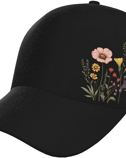 St. Patrick's Day Baseball Cap for Men Women Flower Print Sport Outdoor Travel Trucker Hat Sun Protection Dad Hats