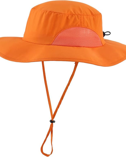 Home Prefer UPF50+ Mens Sun Hat Wide Brim Fishing Hat for Men UV Protection Womens Beach Bucket Hat for Golf Hiking Gardening
