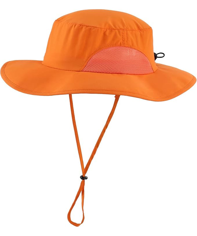 Home Prefer UPF50+ Mens Sun Hat Wide Brim Fishing Hat for Men UV Protection Womens Beach Bucket Hat for Golf Hiking Gardening
