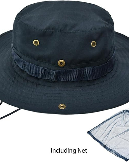 Sun Hats for Men Women Bucket Hat UPF 50+ Boonie Hat Foldable UV Protection Hiking Beach Fishing Summer Safari