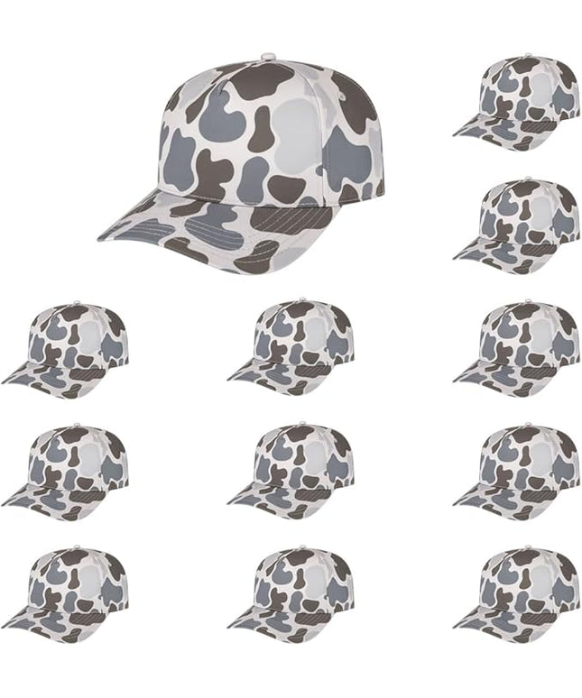 The Hat Pros Cap America i2026 Mid Profile 5-Panel Daybreak Camo Cap w/Quick-Dry Sweatband & Adjustable Snapback