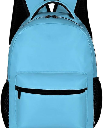 Fashion Sky Blue Backpack Lightweight Large Capacity Laptop Daybag for Travel Work