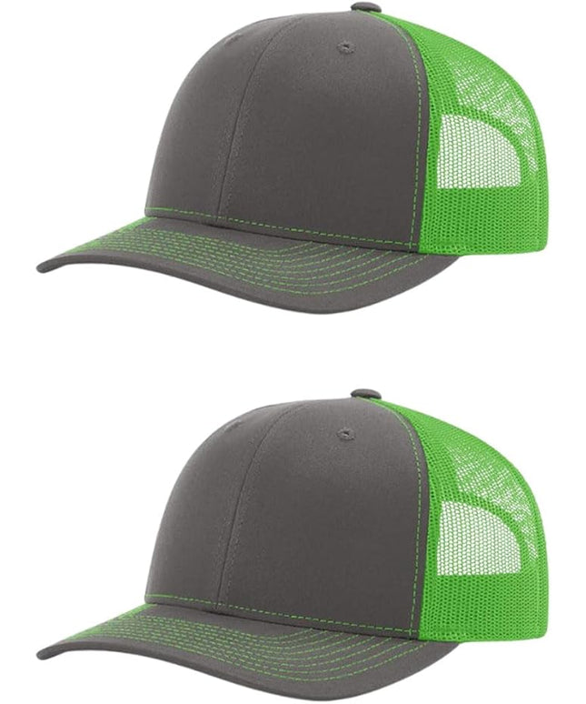Richardson 112 Classic Six-Panel Adjustable Snapback Trucker Cap | Bulk Packs Available
