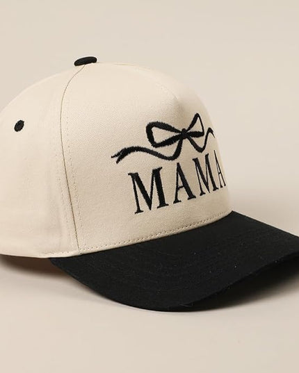 MIRMARU Two-Tone Vintage Canvas Trucker Hats for Men & Women, Adjustable Size Baseball Caps with Trendy Embroidered Design