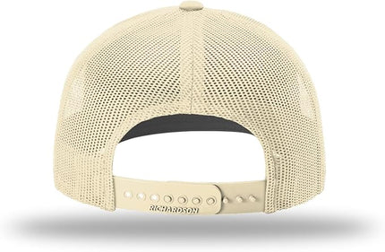Richardson 112 Trucker Hat - Premium Adjustable Snapback Hat - Structured Six Panel Richardson Blank Caps