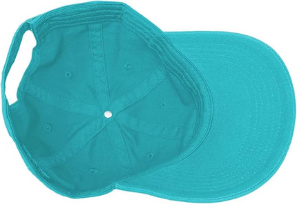 Glory Max 100% Cotton Baseball Cap Classic Plain Low Profile Golf Dad Hat Buckle Adjustable
