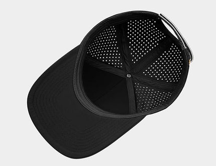 AB ALOSUNY Men Adjustable Baseball Cap with Curved Breathable Quick-Drying Laser-Cut Mesh Back Closure Hat