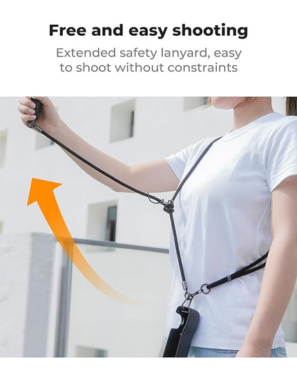 K&F CONCEPT 2-in-1 Phone Lanyard Crossbody with 1/4" Screw, Adjustable Anti Theft Crossbody Strap Compatible for DJI Osmo