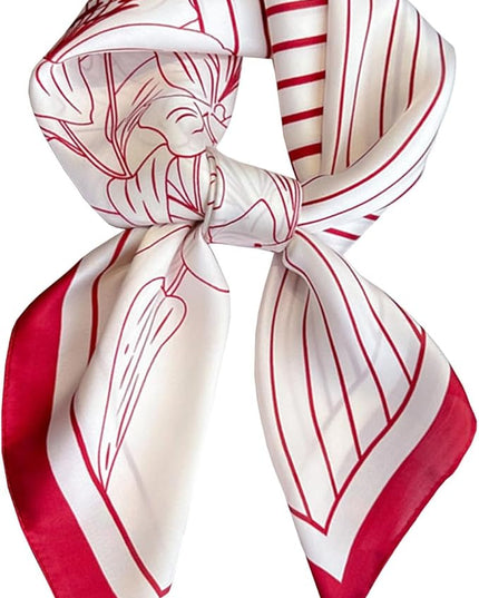Satin Bandana Headscarf for Women Silky Hair Scarves for Fashion Lightweight