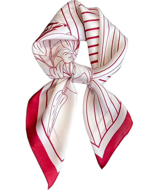 Neck Scarf For Womens Silky Head Scarves Hair Bandanas Square Scarf Fashion Accessories lightweight