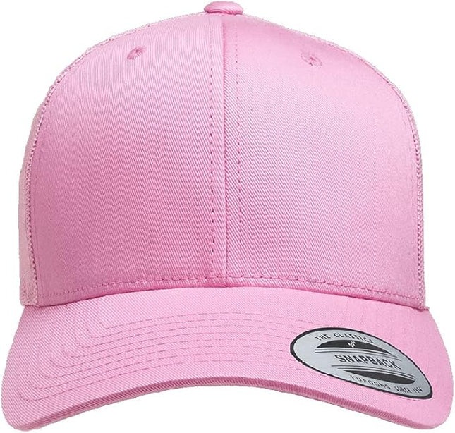 Yupoong Classic Premium Mesh 6 Panel Retro Trucker Cap | Mid Profile Snapback | OSFA | Bulk Pack Available