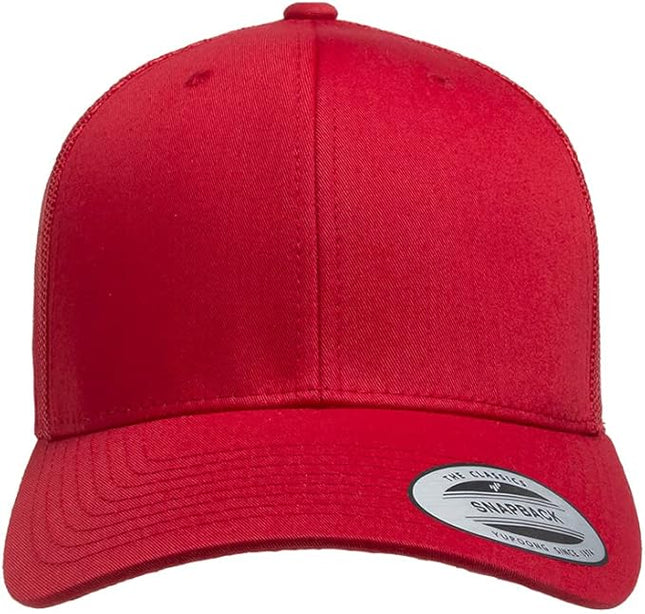 Yupoong Classic Premium Mesh 6 Panel Retro Trucker Cap | Mid Profile Snapback | OSFA | Bulk Pack Available